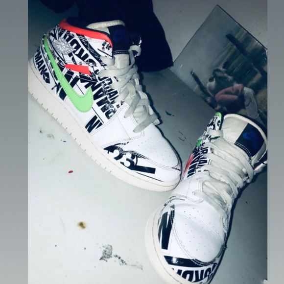 jordan all over logo